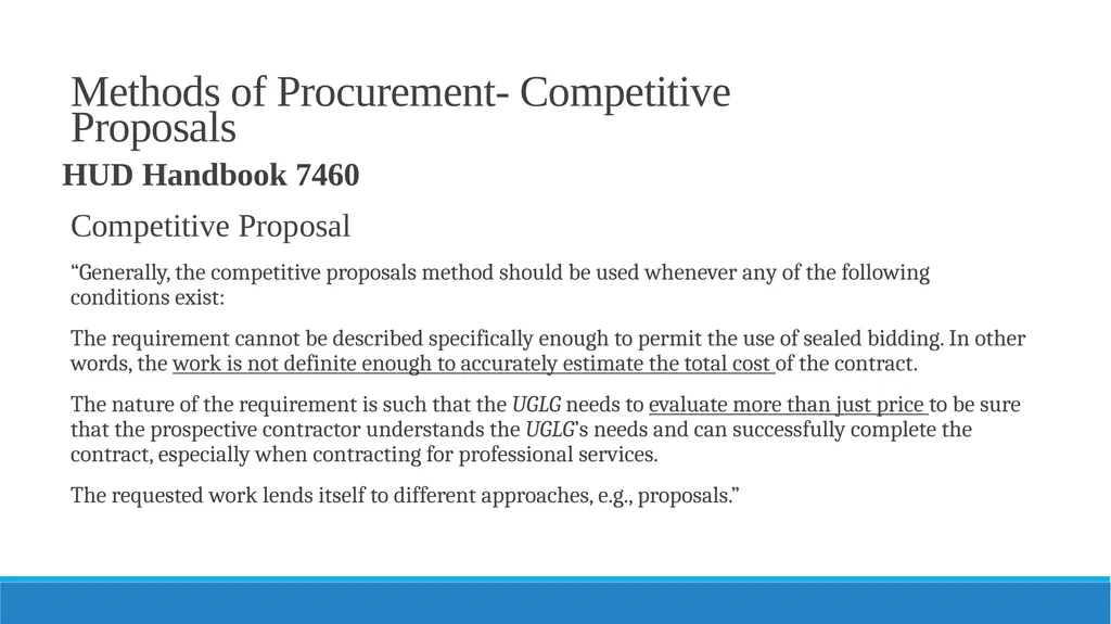 Components of Requests for Proposals (RFP) and - slide 4 of 53
