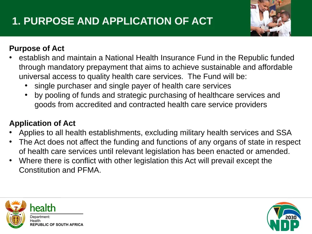 Presentation to the NCOP Select Committee on - slide 4 of 26