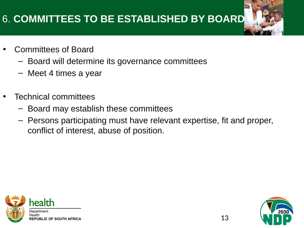 Presentation to the NCOP Select Committee on - slide 13 of 26