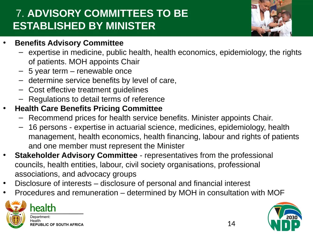 Presentation to the NCOP Select Committee on - slide 14 of 26