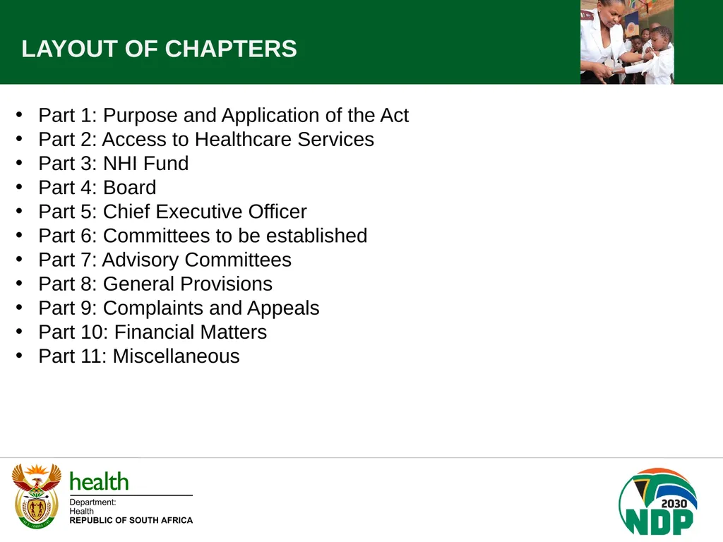 Presentation to the NCOP Select Committee on - slide 3 of 26