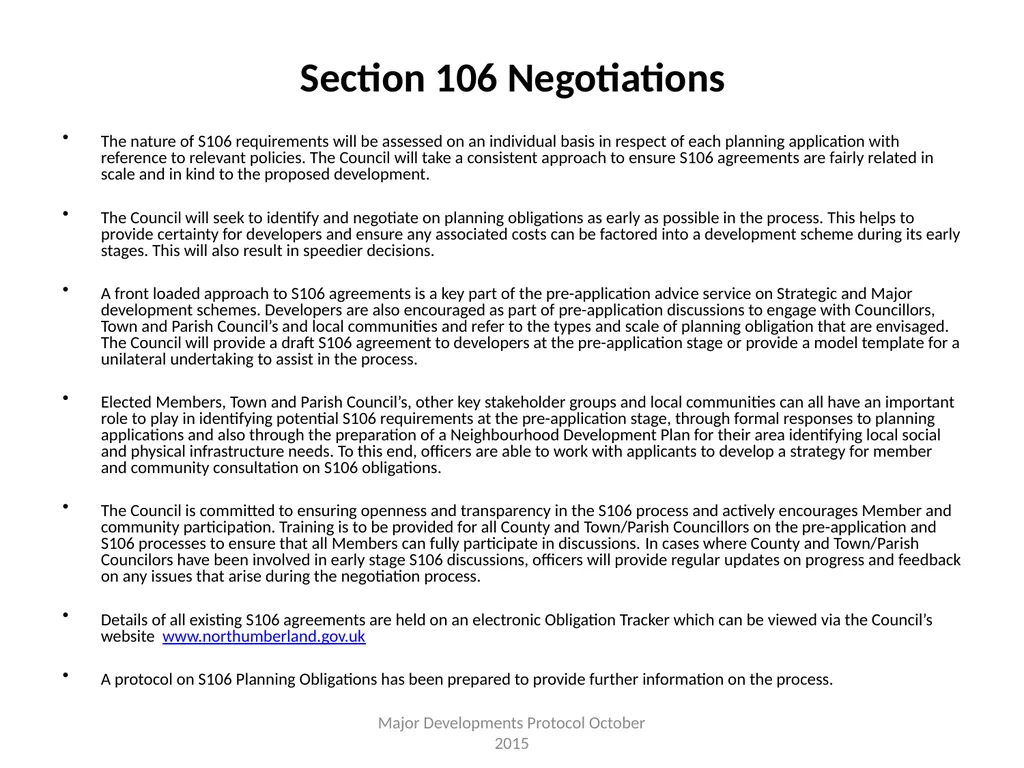 Northumberland County Council Major Developments - slide 10 of 12