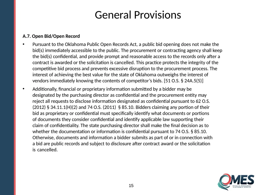 Standard Solicitation Package Module 9 1 Learner - slide 15 of 70