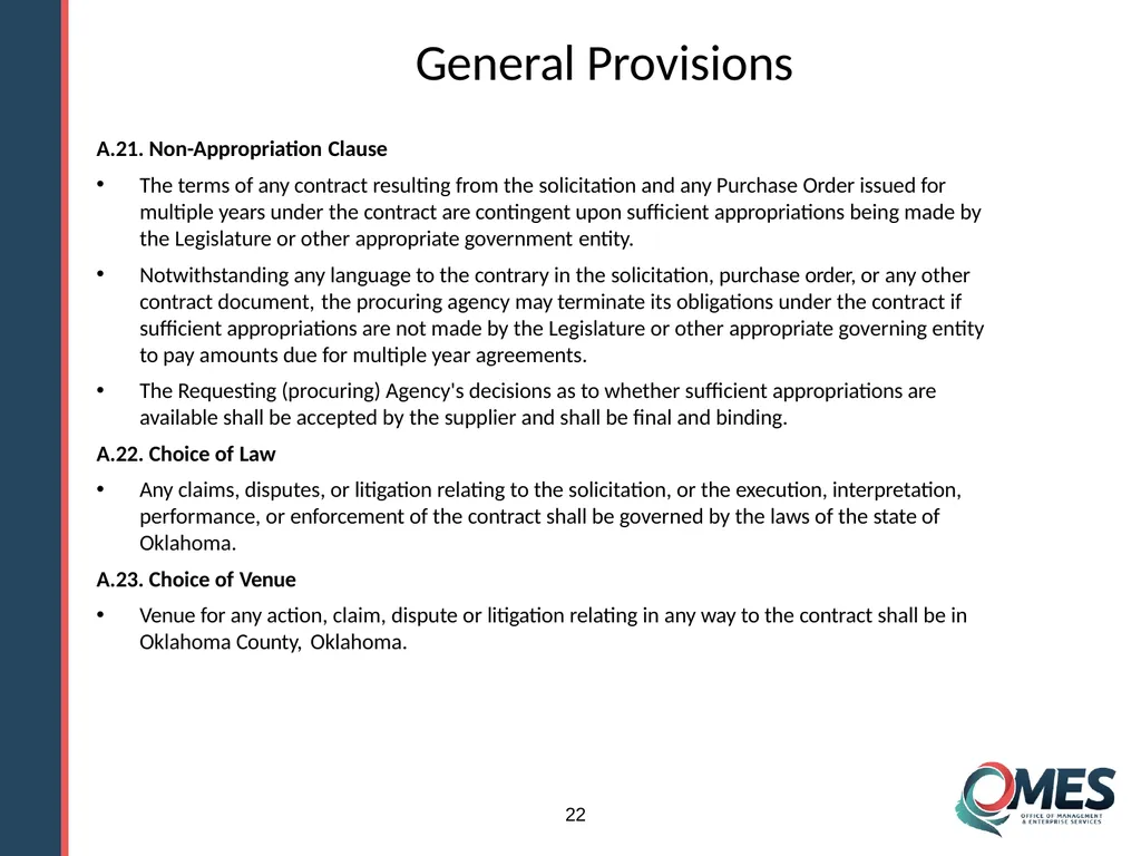 Standard Solicitation Package Module 9 1 Learner - slide 22 of 70