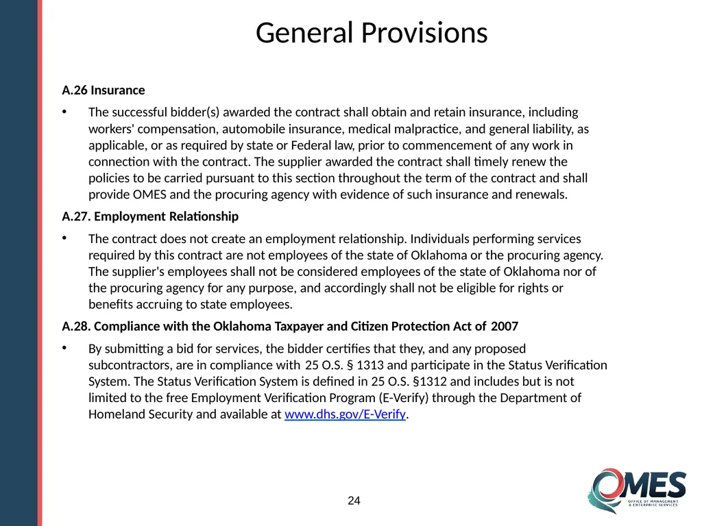 Standard Solicitation Package Module 9 1 Learner - slide 24 of 70