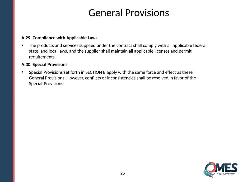 Standard Solicitation Package Module 9 1 Learner - slide 25 of 70