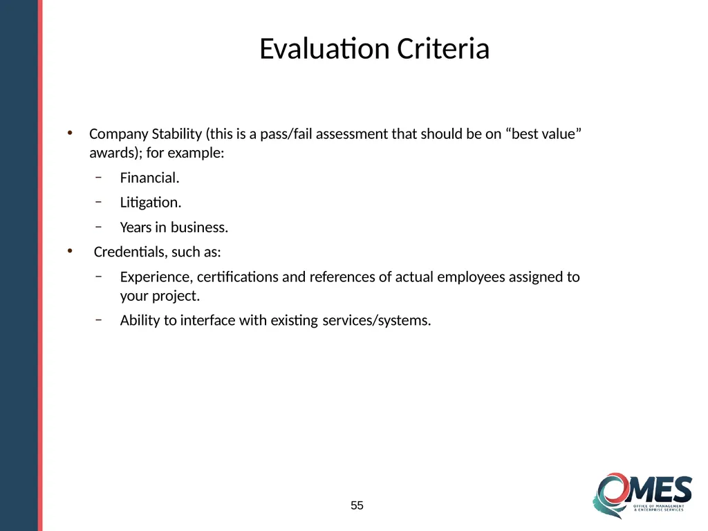 Standard Solicitation Package Module 9 1 Learner - slide 55 of 70