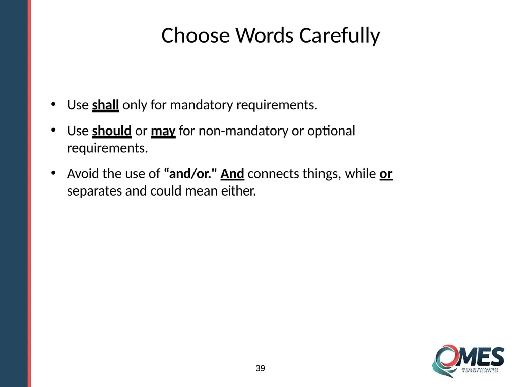 Standard Solicitation Package Module 9 1 Learner - slide 39 of 70