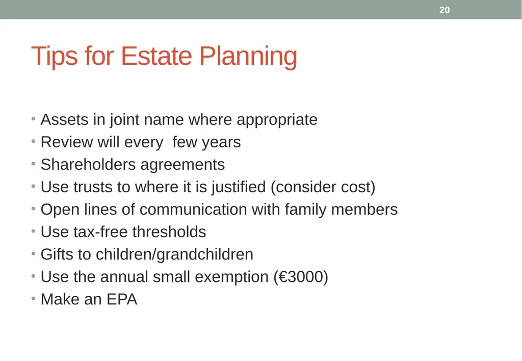 A presentation by Brendan Allen Scarton House, - slide 20 of 56