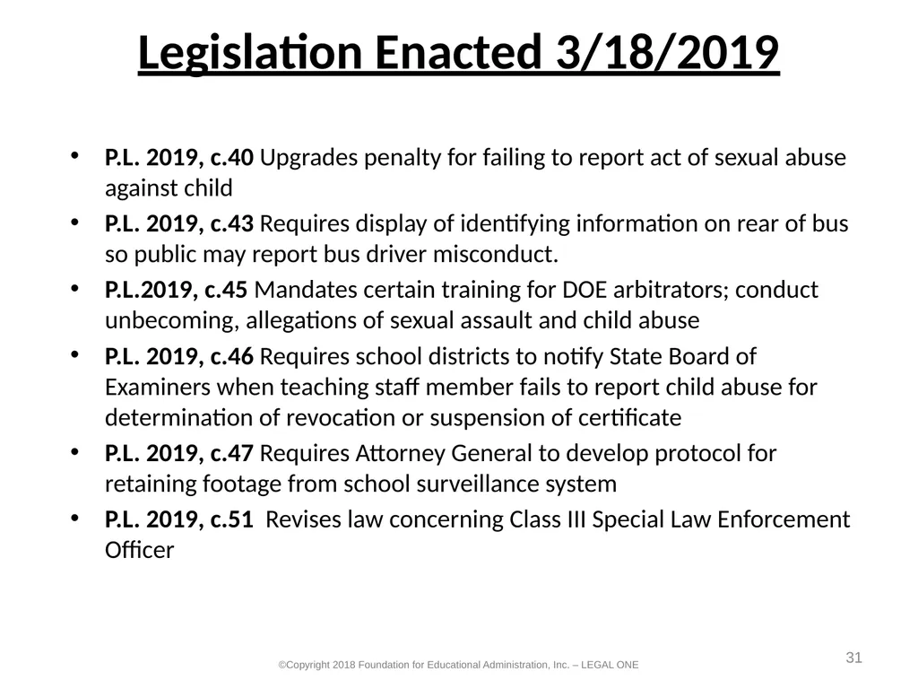2019 NJASBO Academy Program Legislative and Case - slide 31 of 107