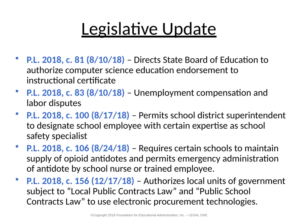 2019 NJASBO Academy Program Legislative and Case - slide 21 of 107