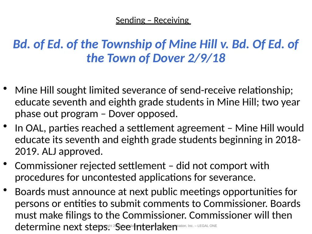 2019 NJASBO Academy Program Legislative and Case - slide 99 of 107