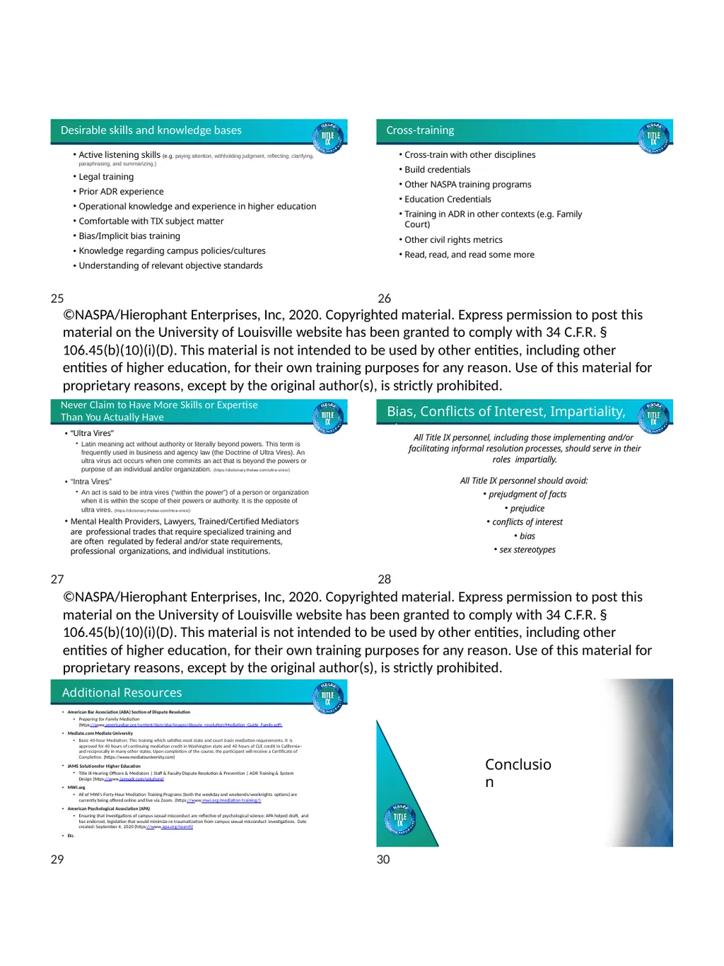 TRAINING MATERIALS Facilitating Fair and Effective - slide 5 of 24