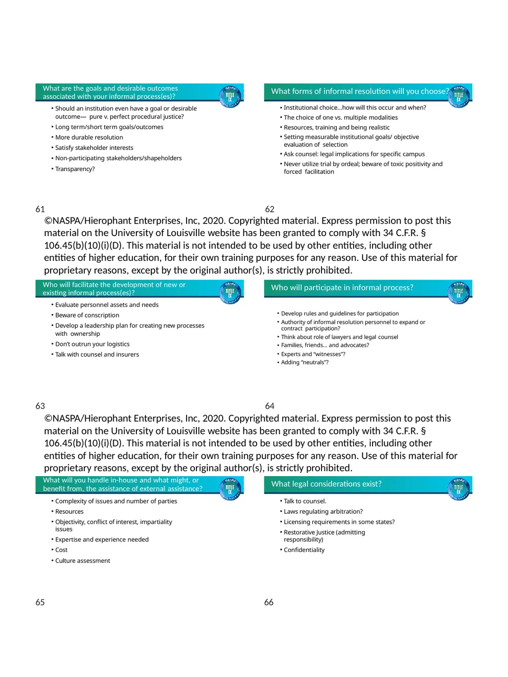 TRAINING MATERIALS Facilitating Fair and Effective - slide 11 of 24