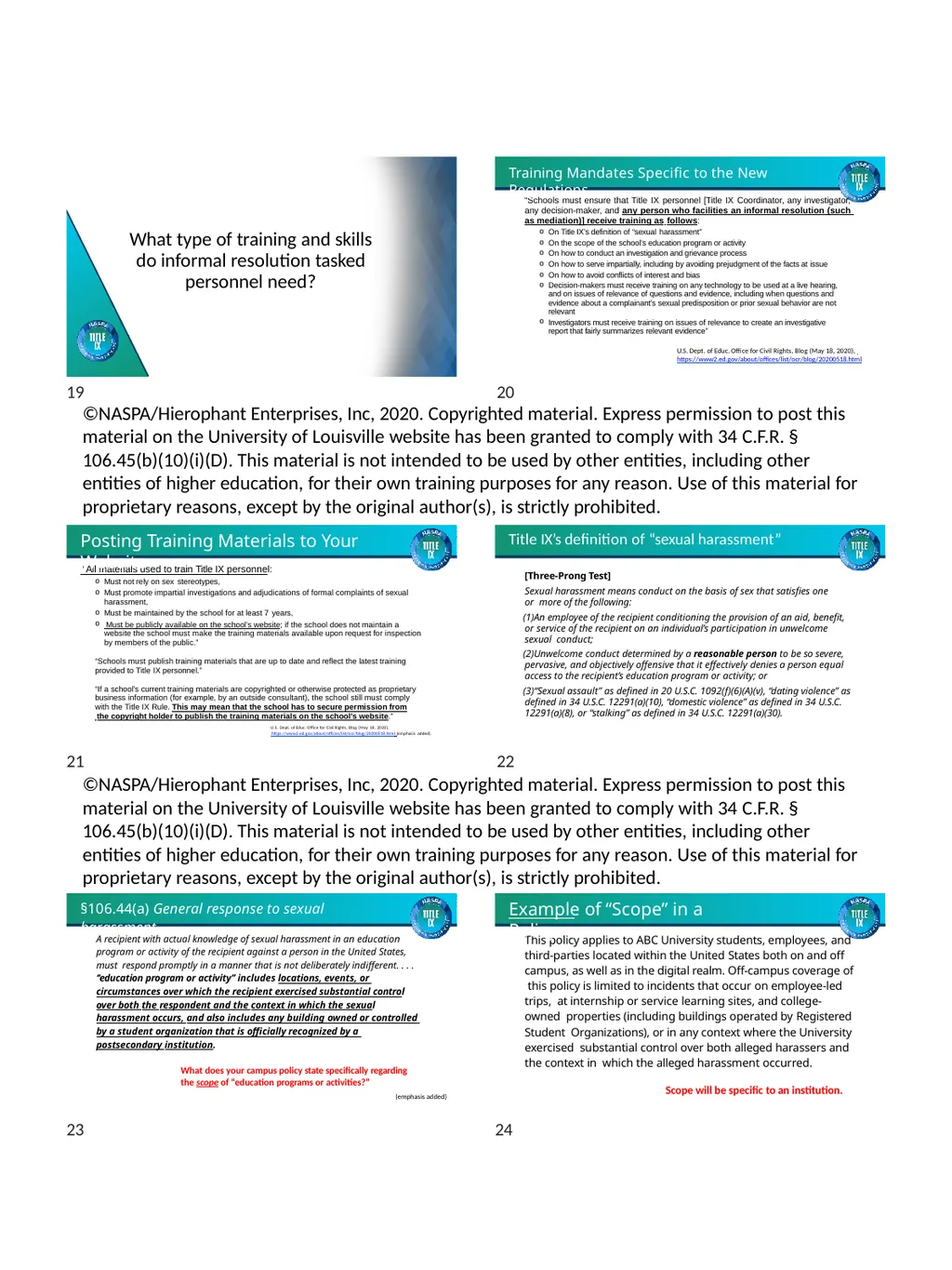 TRAINING MATERIALS Facilitating Fair and Effective - slide 4 of 24