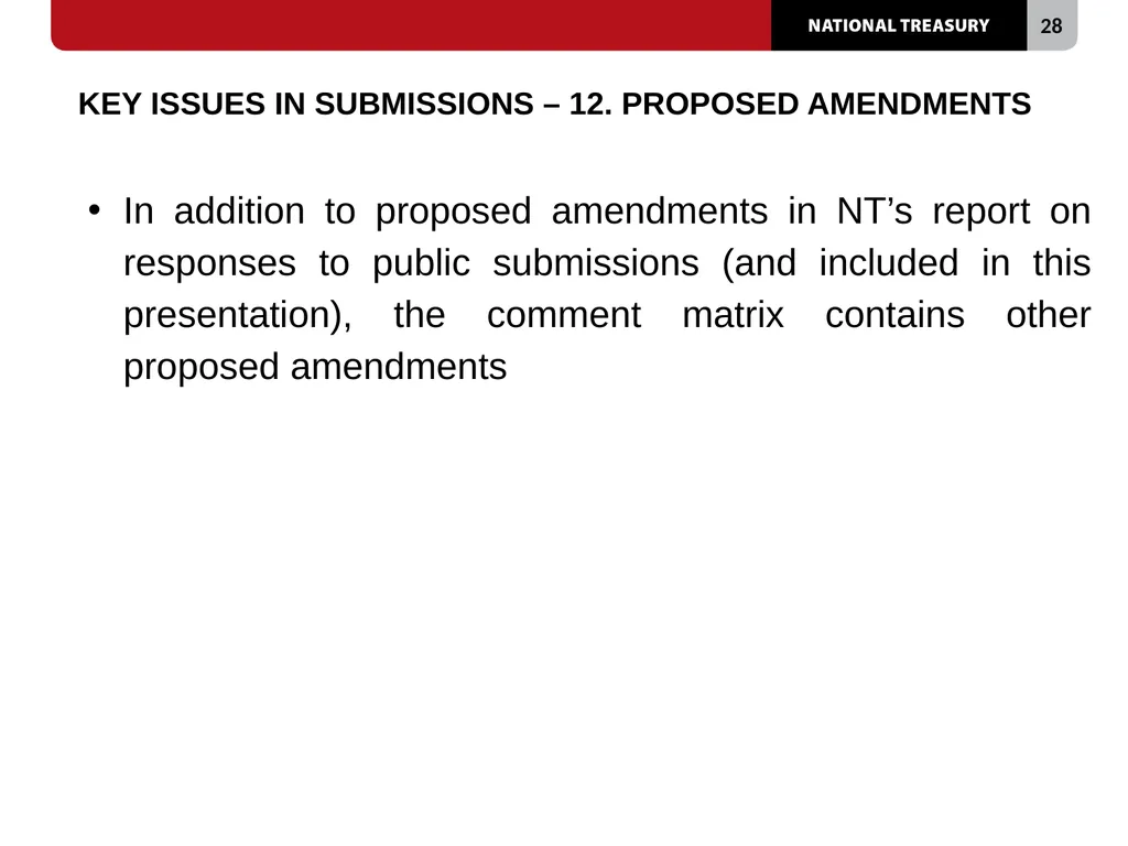PUBLIC PROCUREMENT BILL [B 18B-2023] PRESENTED BY: - slide 28 of 29