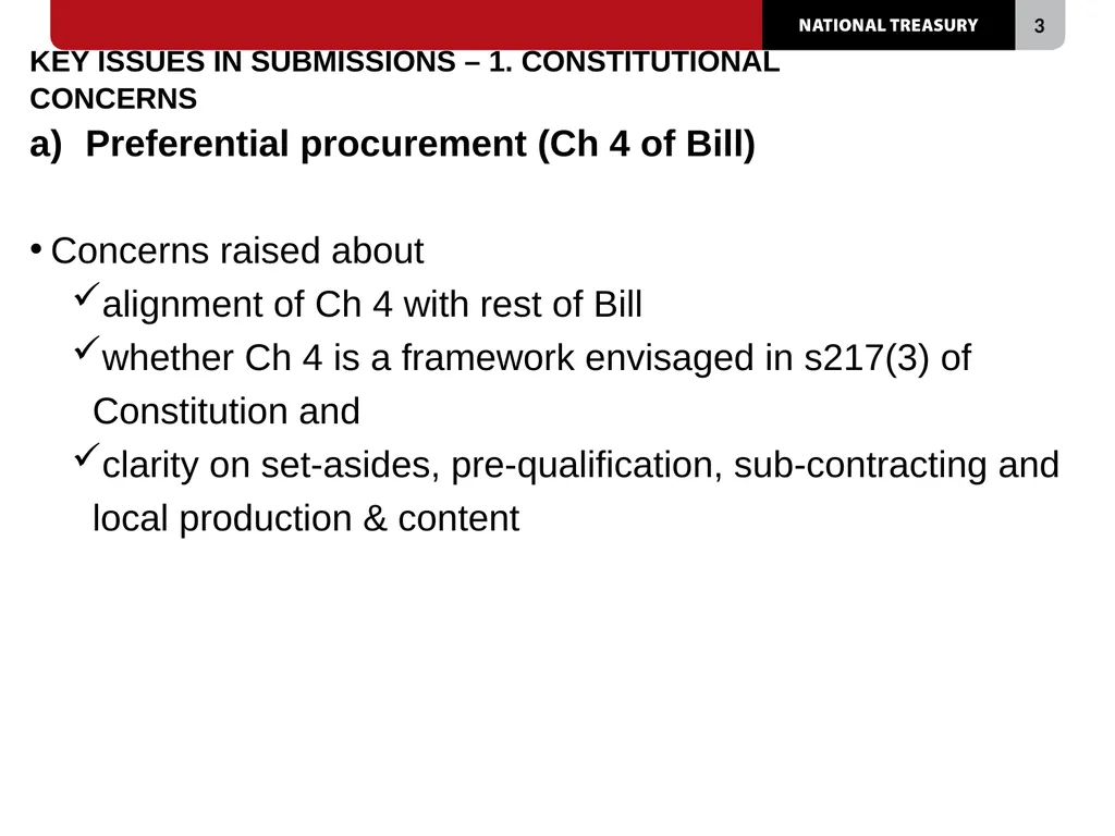 PUBLIC PROCUREMENT BILL [B 18B-2023] PRESENTED BY: - slide 3 of 29