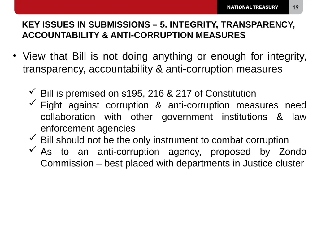 PUBLIC PROCUREMENT BILL [B 18B-2023] PRESENTED BY: - slide 19 of 29