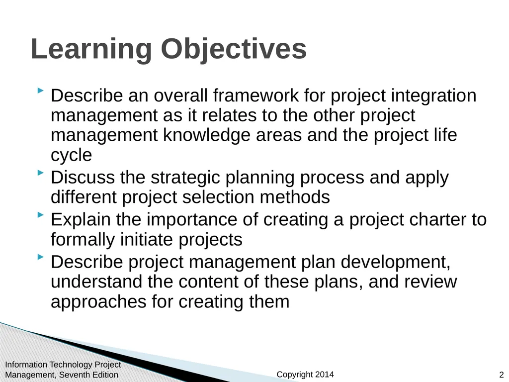 Chapter 4: Project Integration Management - slide 2 of 54