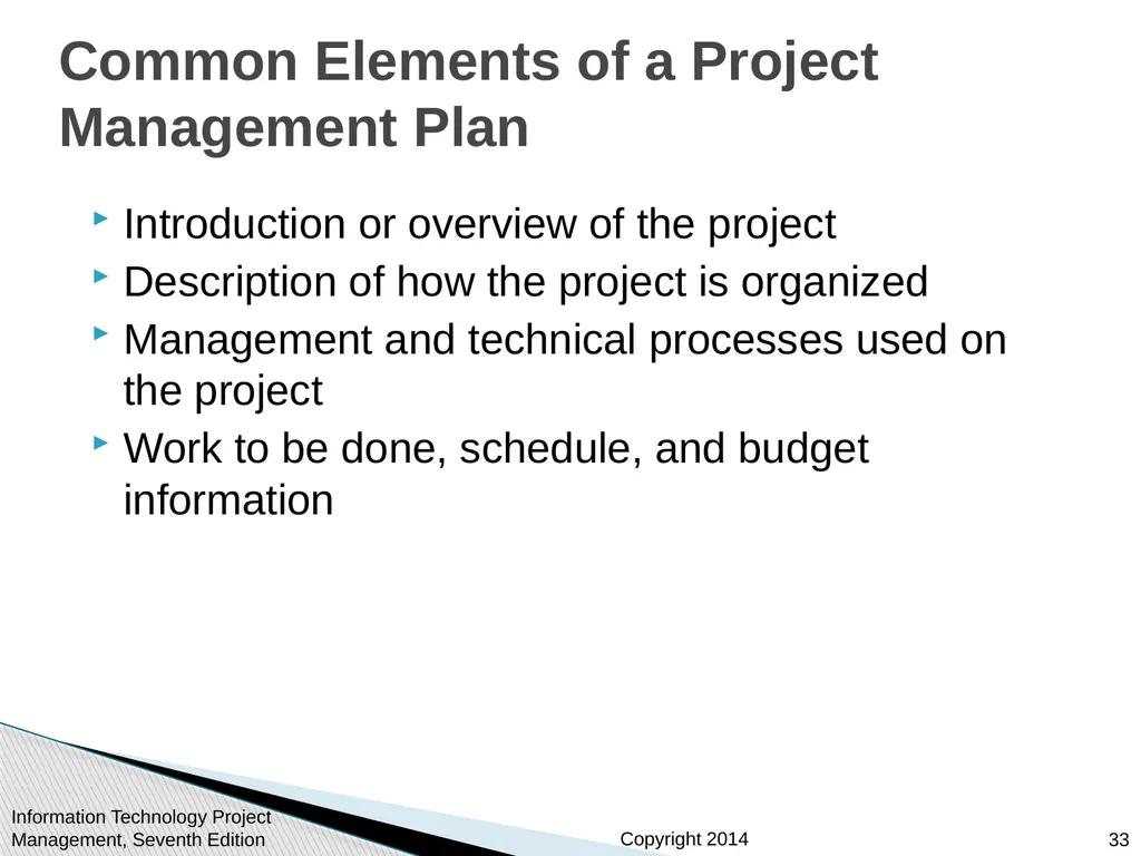 Chapter 4: Project Integration Management - slide 33 of 54