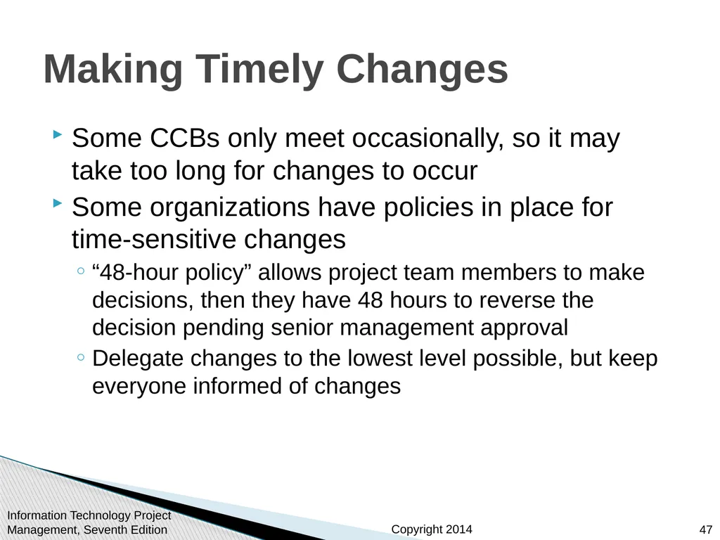 Chapter 4: Project Integration Management - slide 47 of 54