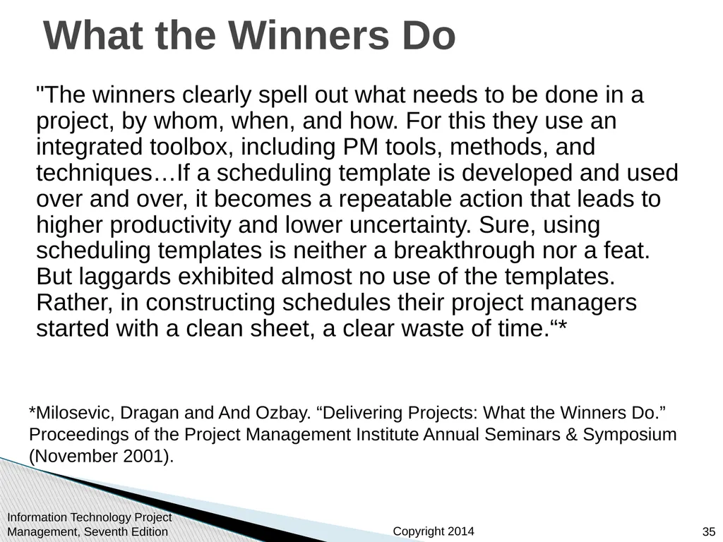 Chapter 4: Project Integration Management - slide 35 of 54