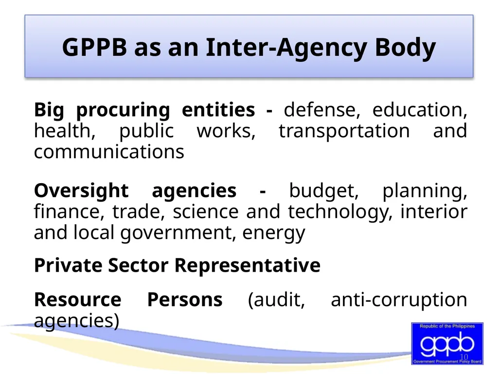 GENERAL PROVISIONS OF RA 9184 AND ITS REVISED IRR - slide 10 of 79