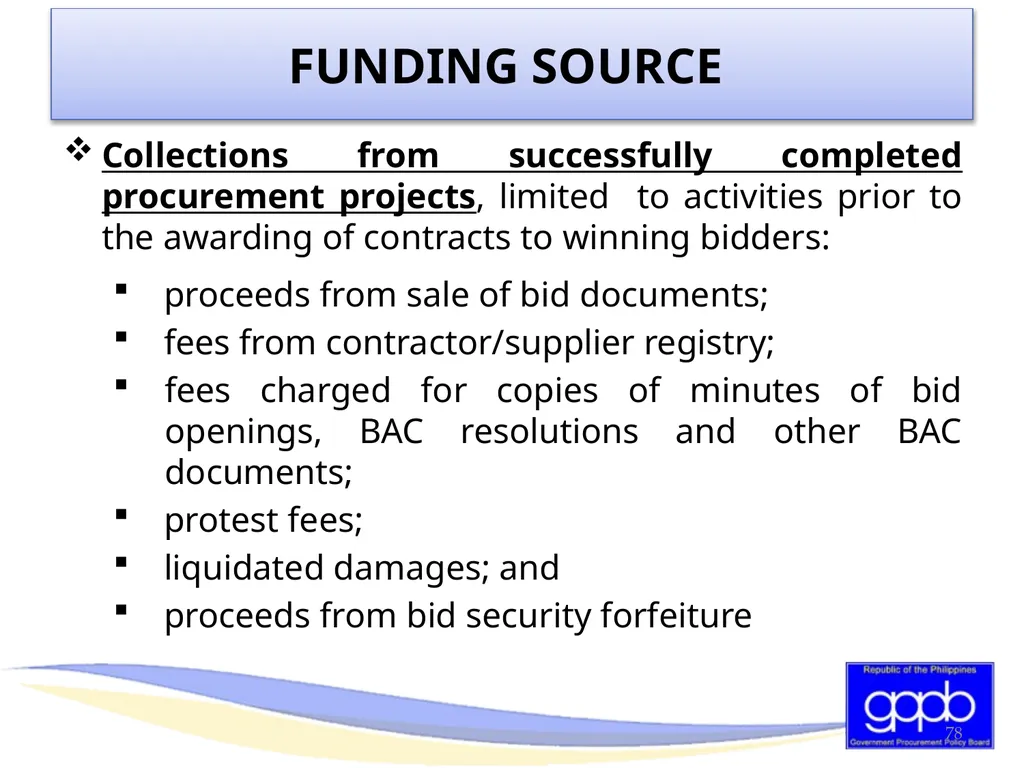 GENERAL PROVISIONS OF RA 9184 AND ITS REVISED IRR - slide 77 of 79