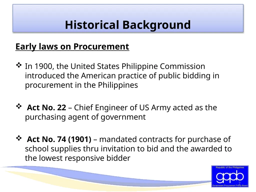 GENERAL PROVISIONS OF RA 9184 AND ITS REVISED IRR - slide 2 of 79
