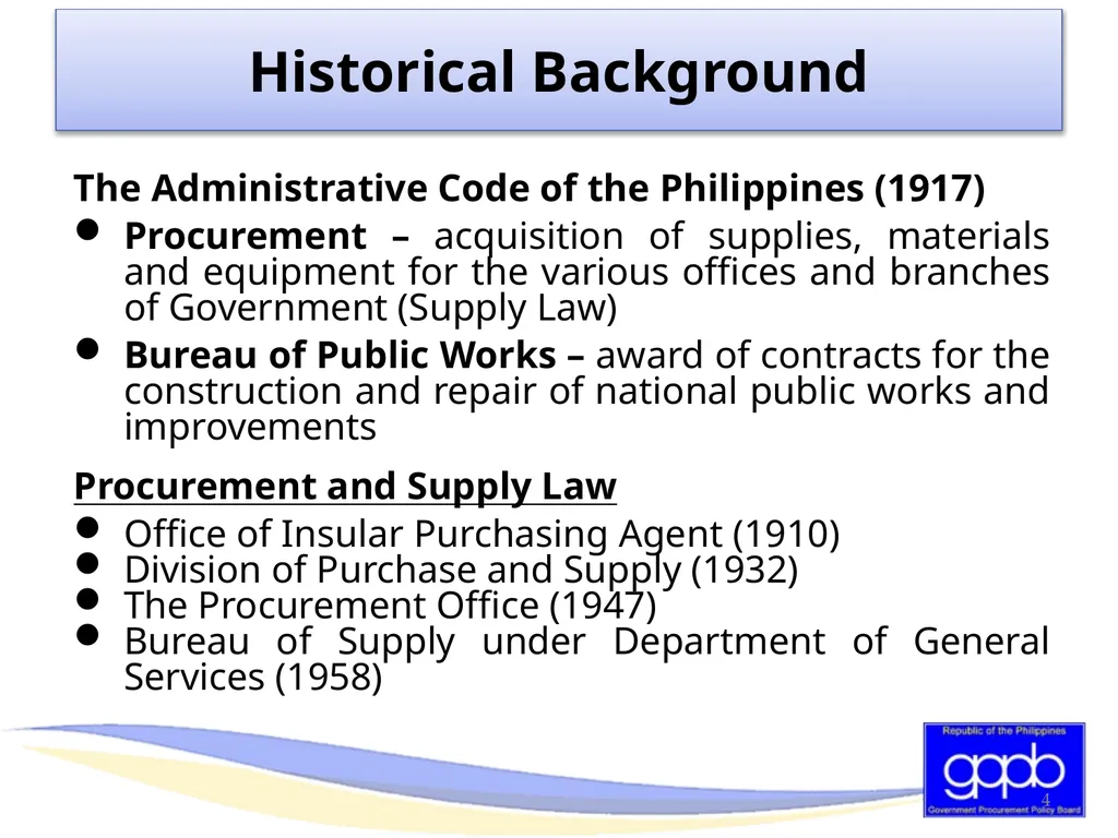 GENERAL PROVISIONS OF RA 9184 AND ITS REVISED IRR - slide 4 of 79