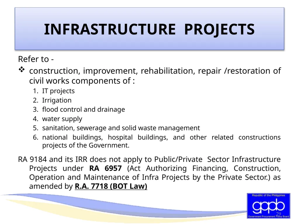 GENERAL PROVISIONS OF RA 9184 AND ITS REVISED IRR - slide 29 of 79