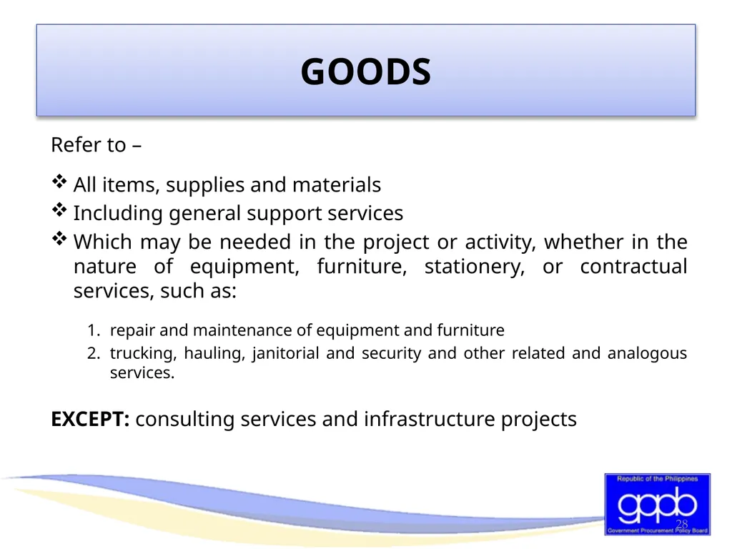 GENERAL PROVISIONS OF RA 9184 AND ITS REVISED IRR - slide 28 of 79