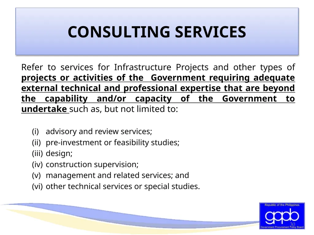 GENERAL PROVISIONS OF RA 9184 AND ITS REVISED IRR - slide 30 of 79