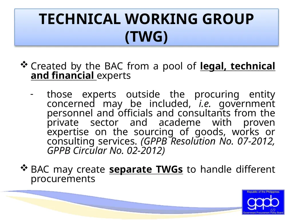 GENERAL PROVISIONS OF RA 9184 AND ITS REVISED IRR - slide 68 of 79