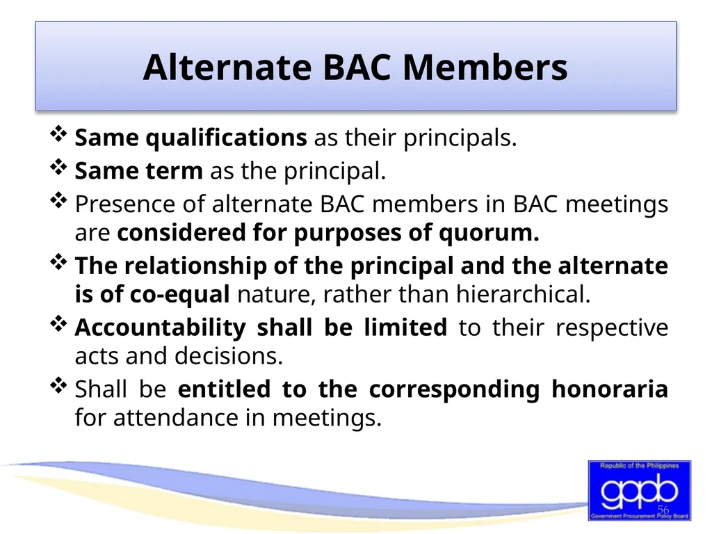 GENERAL PROVISIONS OF RA 9184 AND ITS REVISED IRR - slide 55 of 79