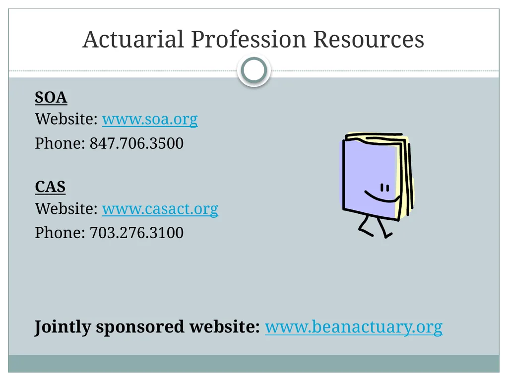 Securing Your First Actuarial Position - slide 28 of 31