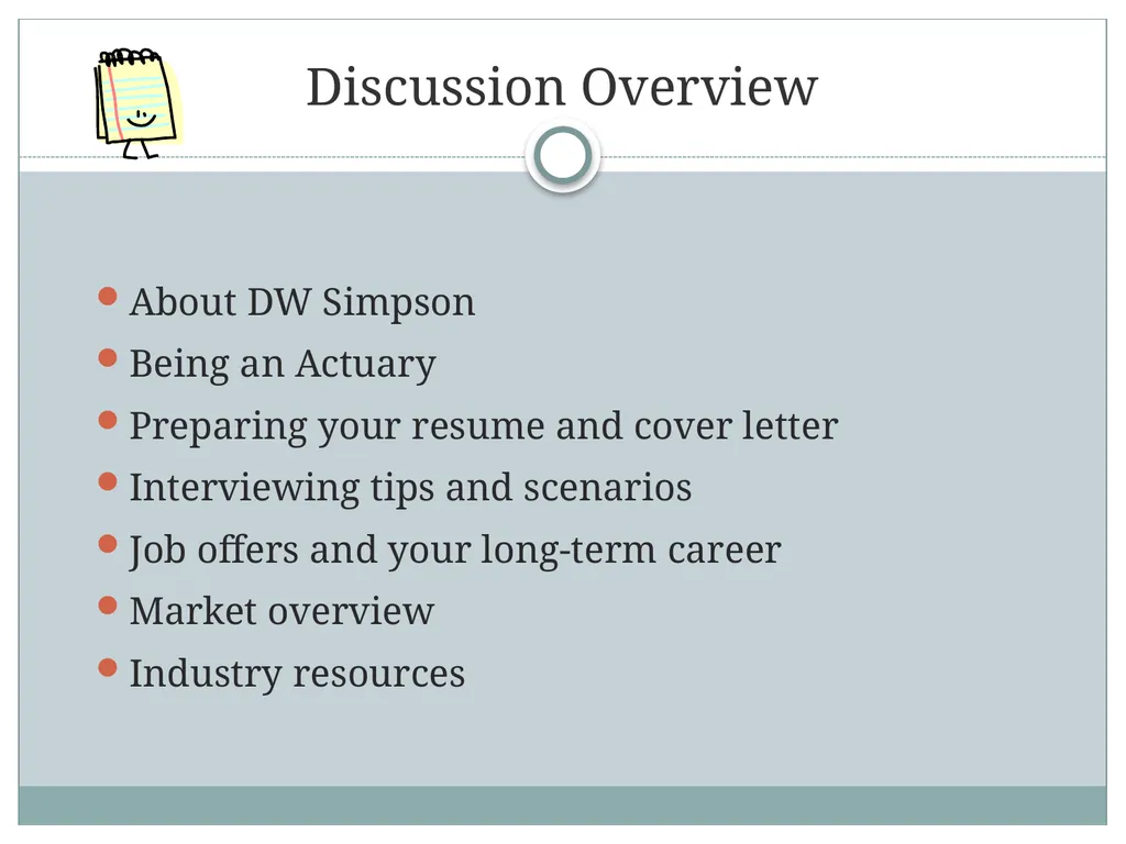Securing Your First Actuarial Position - slide 2 of 31