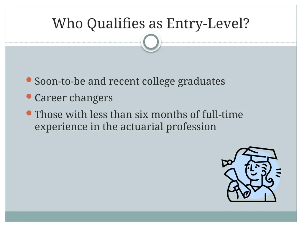Securing Your First Actuarial Position - slide 6 of 31