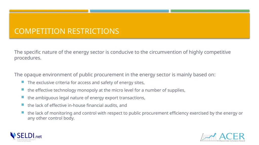 Public procurement and challenges in the energy - slide 9 of 16