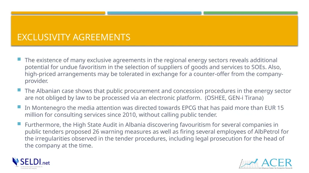 Public procurement and challenges in the energy - slide 11 of 16
