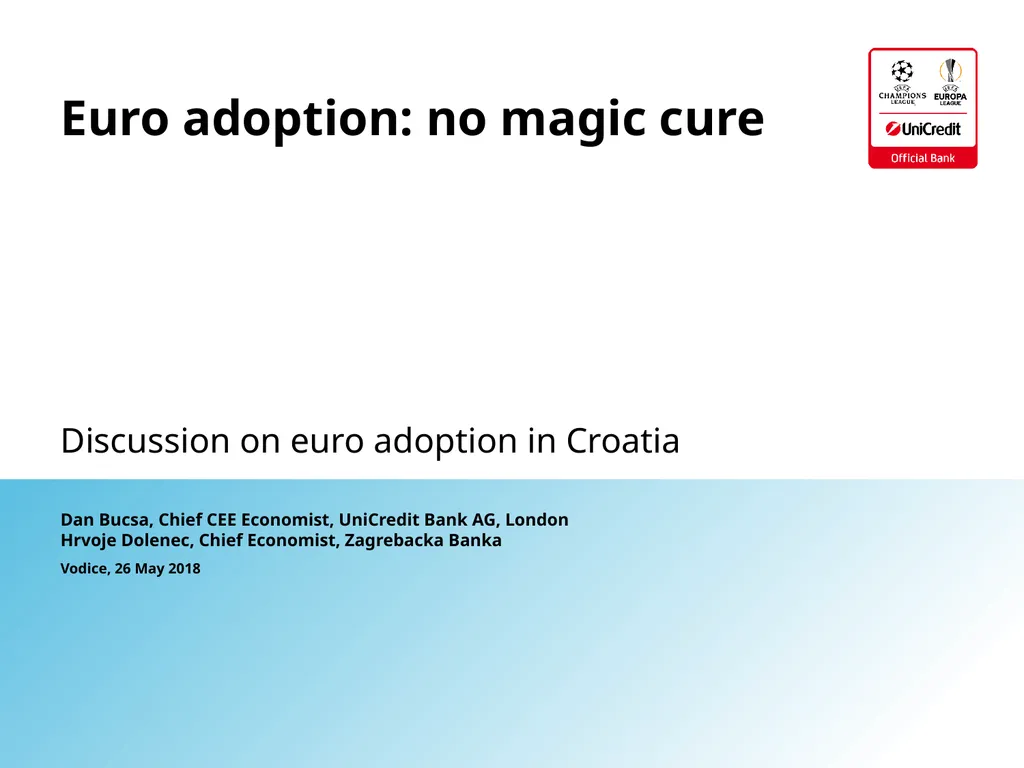 Vodice, 26 May 2018 Dan Bucsa, Chief CEE - slide 1 of 16