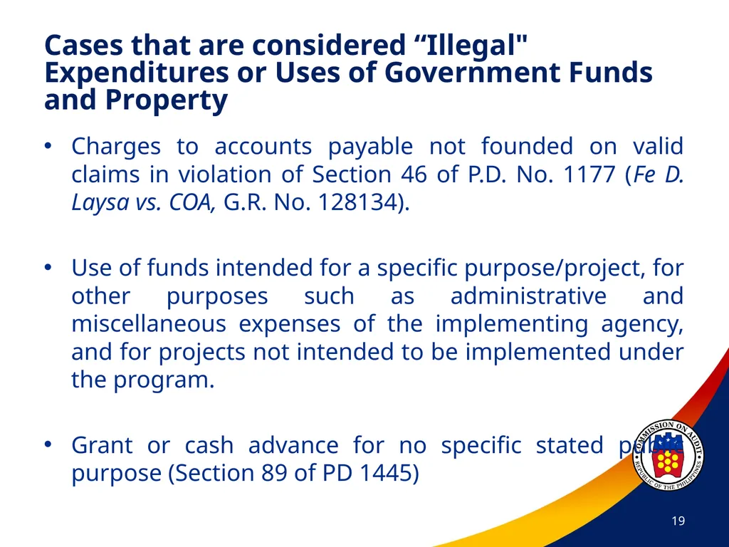 COA Circular No. 2012-003 October 29, 2012 - slide 19 of 53