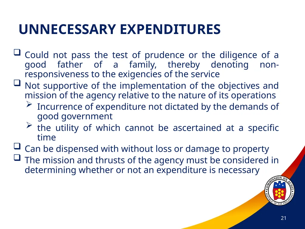 COA Circular No. 2012-003 October 29, 2012 - slide 21 of 53