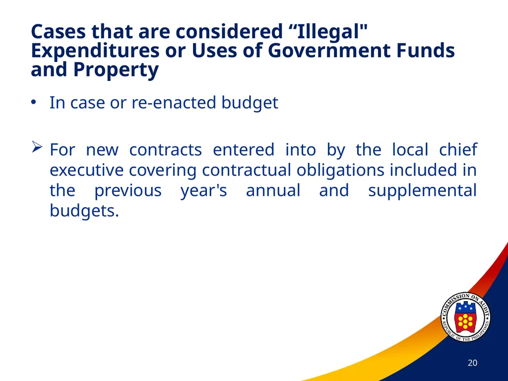 COA Circular No. 2012-003 October 29, 2012 - slide 20 of 53