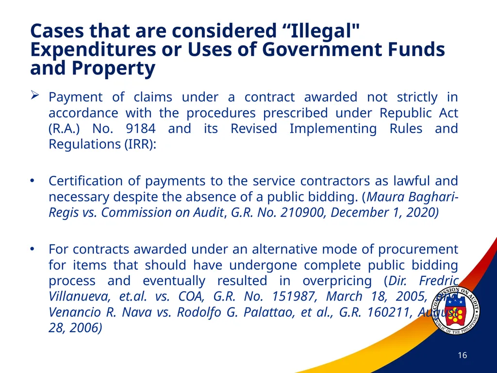 COA Circular No. 2012-003 October 29, 2012 - slide 16 of 53