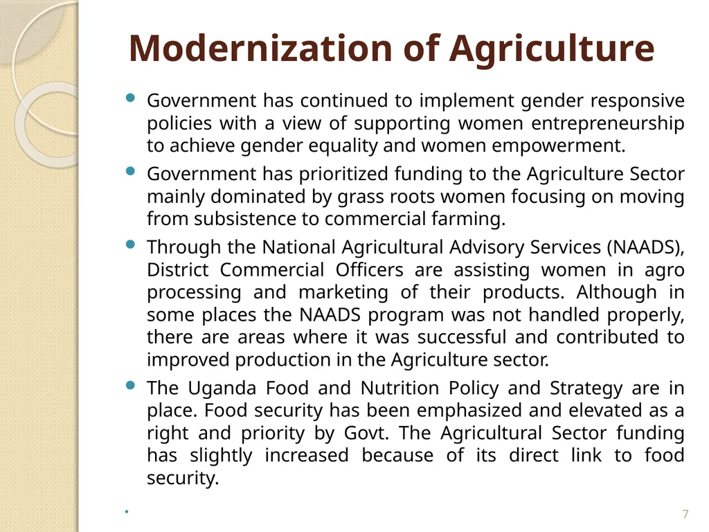 WOMEN’S ENTRPRENUERSHIP DEVELOPMENT LESSONS LEARNT - slide 7 of 20