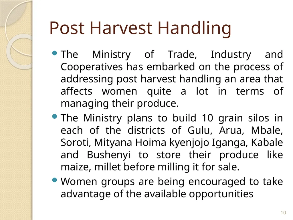 WOMEN’S ENTRPRENUERSHIP DEVELOPMENT LESSONS LEARNT - slide 10 of 20