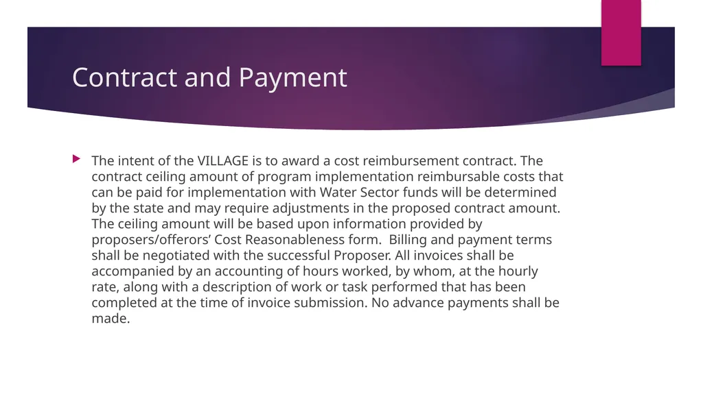 Components of Requests for Proposals (RFP) and - slide 19 of 41