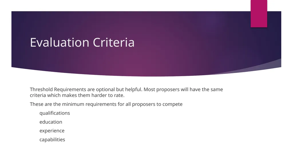 Components of Requests for Proposals (RFP) and - slide 23 of 41