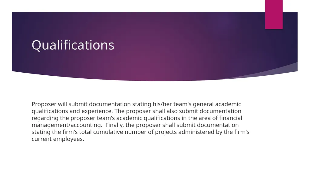 Components of Requests for Proposals (RFP) and - slide 26 of 41